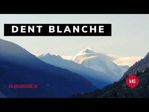 La Dent Blanche en timelapse un jour d'été | V4S | Valais | Suisse |