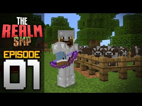Realms Multiplayer Survival Ep. 1 - HISTORY IN THE MAKING! - Minecraft PE (Pocket Edition)