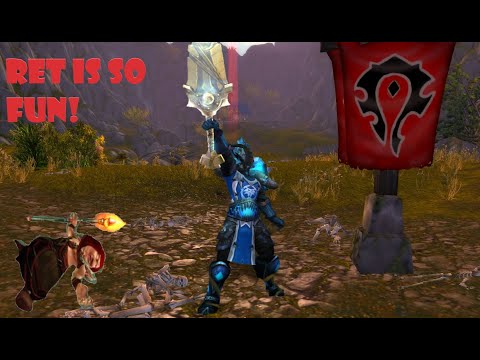 Shadowlands Ret Paladin Battlegrounds! (with commentary) Haven't PvP'd in so long!