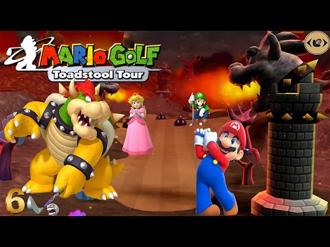Mario Golf Toadstool Tour Bowser's Badlands Championship Playthrough  [Finale]