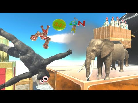 UNITS FALL IN EXPLOSION  - ANIMAL REVOLT BATTLE SIMULATOR