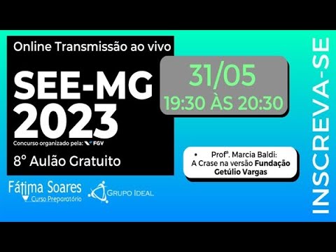 Aulão gratuito concurso SEEMG 2023