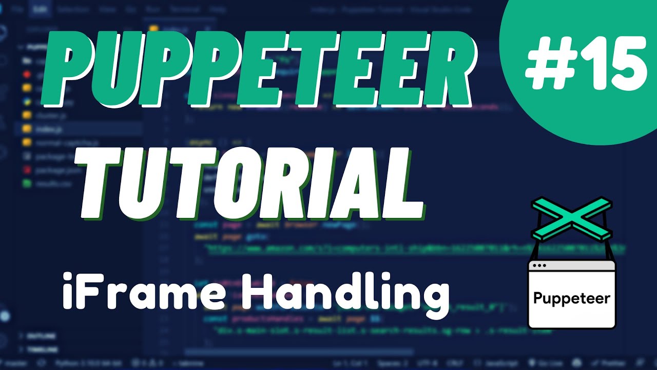 Nodejs Puppeteer Tutorial #15 - iFrame Handling