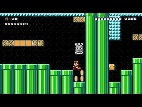 Super Mario Maker Levels: "Lower Level Pipes"
