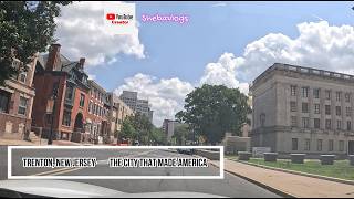 📍 Trenton,  New Jersey  4K  |  See the Streets & Homes