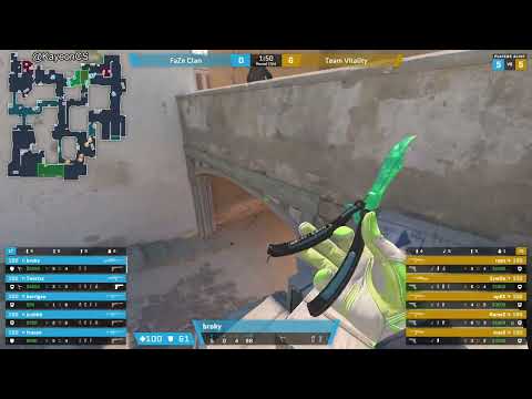 broky Demo ( 12-11 ) FaZe vs Vitality ( DUST2 ) POV | StarLadder Budapest Major 2025