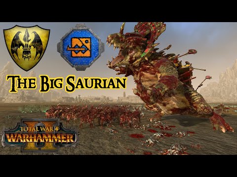 Fiery Salamanders - Kroq-Gar vs The Red Duke - Total War Warhammer 2