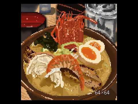 ドット絵で可愛いPOPな物作ります