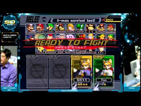 Melee @ LD Lounge #13 - Singles WR3: SSBM-T | Trichael Man vs. Chroma - SSBM