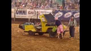 preview picture of video 'Randy Nubbin Oliver Taxi Cab Ride at the Bowie Rodeo June 30, 2012'