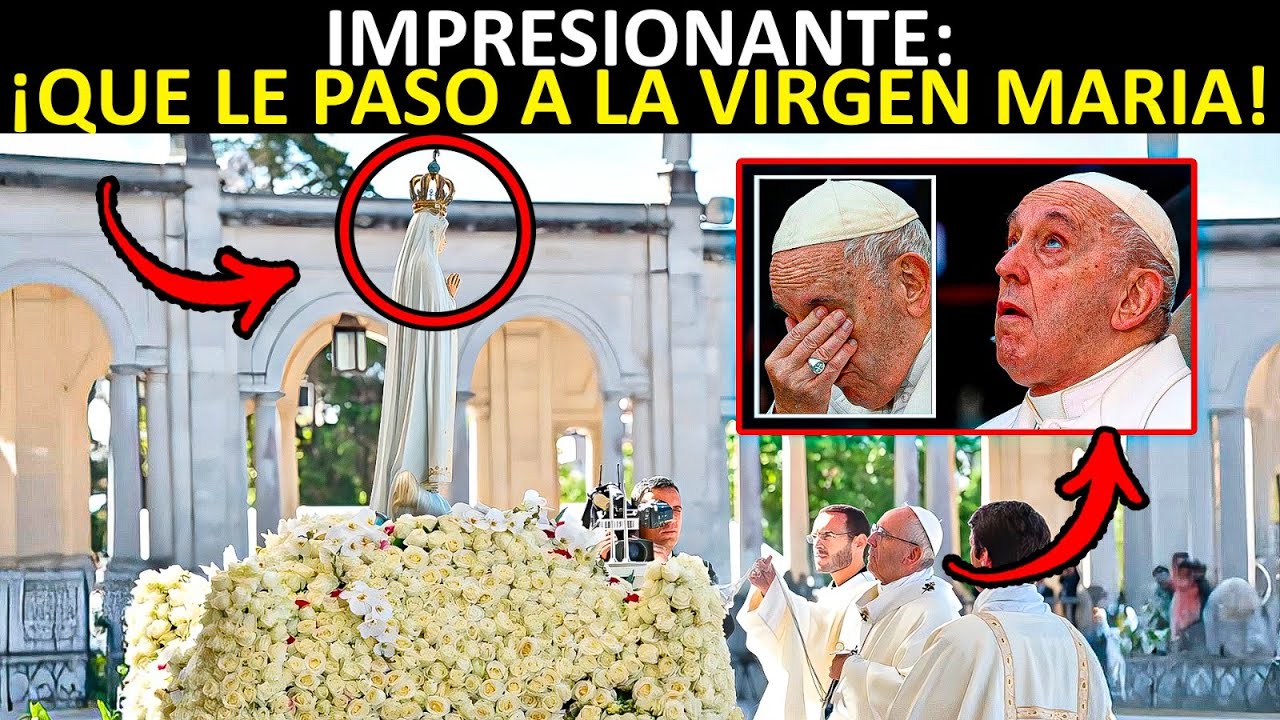Cuando llegó la Virgen de Fátima Miren Lo que se Posó sobre ella, es TERRIBLE!