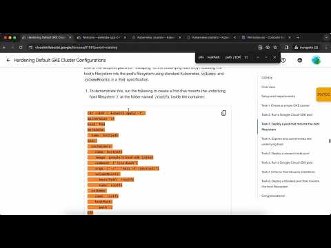 APIs Explorer Create and Update a Cluster GSP288