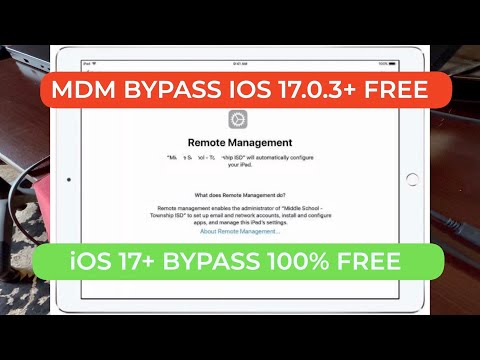 MDM Bypass FREE iOS 17.0 16.0 or lower iOS 2025 - FREE Remote Management ALL APPLE DEVICES