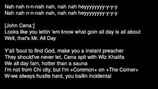 All Day (ft. John Cena) - Wiz Khalifa and John Cena lyrics