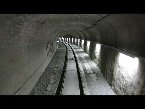 Standseilbahn 9000.01 St. Gallen Mühlegg - Talfahrt 2020 - funicular