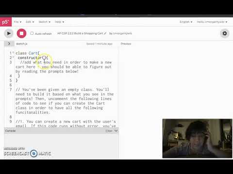 AP CSP: 2.2.1 Make a Shopping Cart