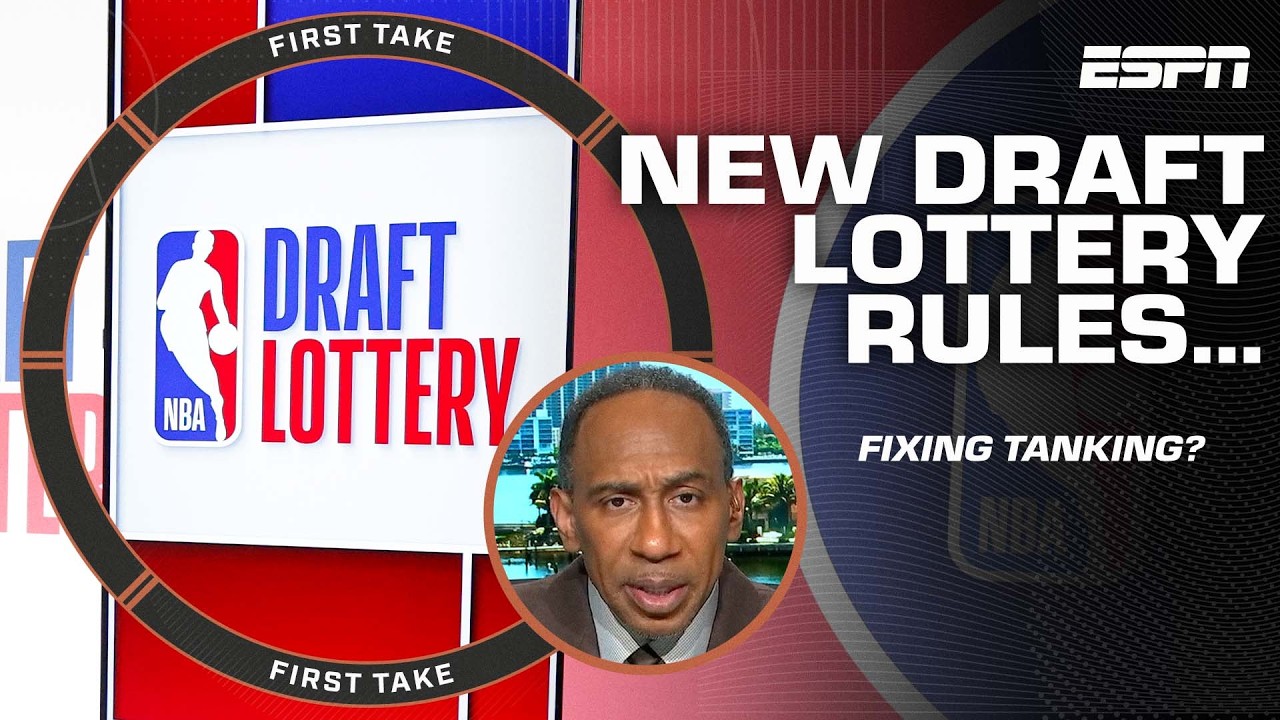 Stephen A. reacts to the NBA proposing new Draft Lottery rules to address tanking 🚨 | First Take