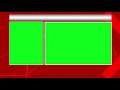 News Frame Dual Windows Green Screen