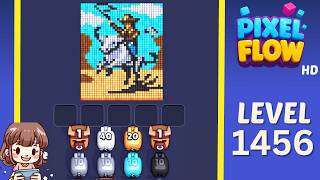 Pixel Flow Level 1456 Solution Walkthrough