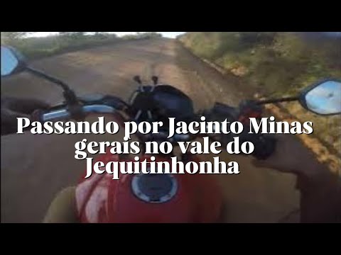 Passando por Jacinto Minas gerais viagem de moto a Santa Maria do Salto 