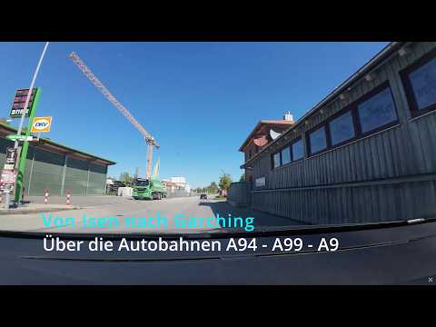 Autofahrt von Isen nach Garching nördlich Münchens | Autobahn A99 / A94 / A9 | RoadWatch HD: Europe