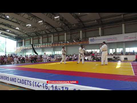 KWU World Open Cup 2023: 1/2, Vojtech Krejar (Czech Republic) - Daiya Katagiri (Japan, aka)