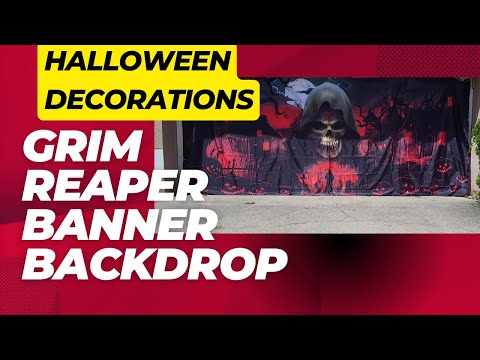transform Your Home with the Trgowaul Halloween Grim Reaper Garage Door Banner 🎃👻