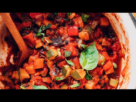 Easy Ratatouille (Versatile, 1 Pot!) | Minimalist Baker Recipes