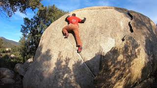 Video thumbnail of L'Arare, 6a (sit). La Jonquera