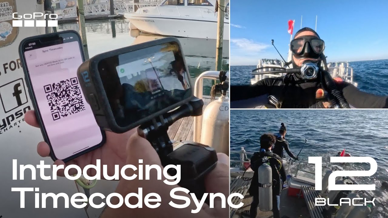 How to Use GoPro HERO12 Black's Multi-Camera Timecode Sync - YouTube