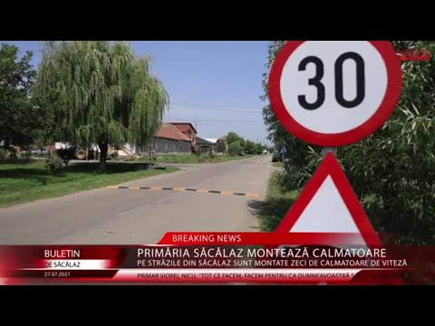 Primăria Săcălaz montează zeci de calmatoare de viteză