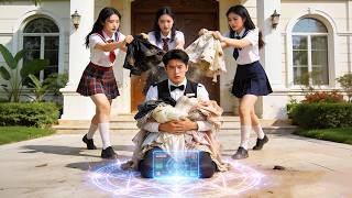 3個姐姐偏愛撿來的養子，嫌他是廢柴，怎料他意外覺醒神秘系統，教訓綠茶養子，超爽打臉！#短劇 #逆襲 #萌娃 #親情