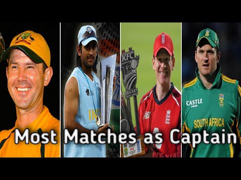 Most Matches as Captain #shorts #youtubeshorts #shortsvideo #mostmatches