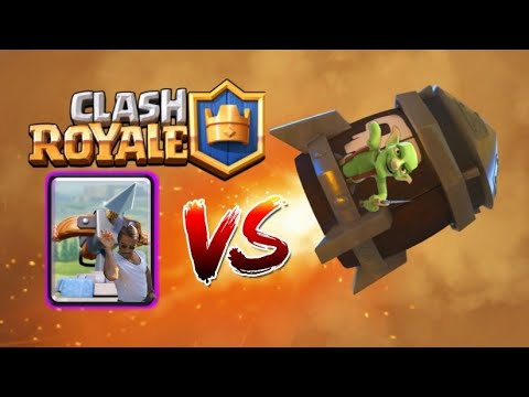 "Clash Royale" Log Bait vs X Bow Tesla "Wow" Salty Player