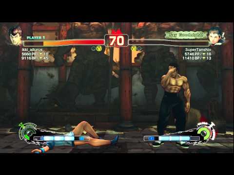 ikki_ailurus [Fei Long] vs. SuperTanshio [Sakura] | SSF4 AE