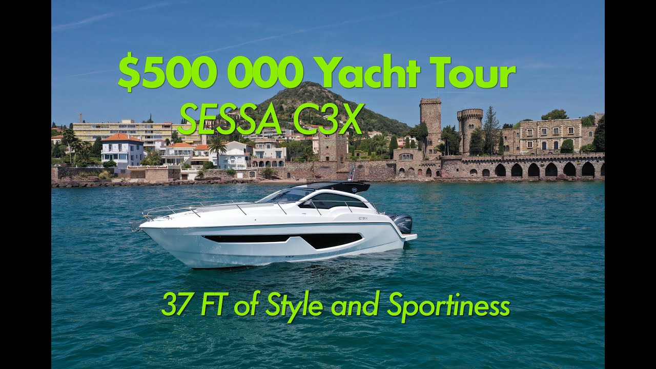 Yacht tour - Sessa Marine C3X - Express cruiser boat