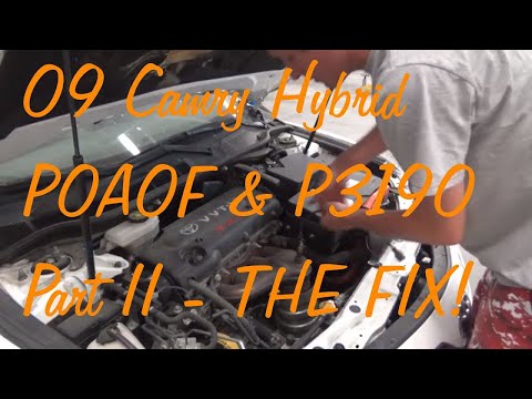 09 Camry Hybrid P0A0F P3190 The Fix Replace Catalytic Converter Part II