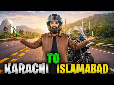Karachi to Islamabad | 1400 KM Bike Ride | Ye Hai Asal Pakistan 🇵🇰