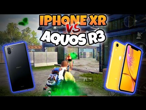 AQUOS R3 vs IPHONE XR TDM in 2023 ⚡ HD GRAPHIC 💯 PUBG MOBILE