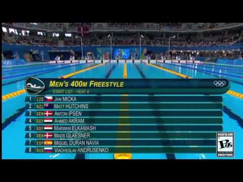 MIGUEL DURAN SPAIN SWIMMER FALSE Start 4th Heat Rio de Janeiro Olympics 2016