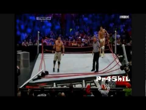 Alberto Del Rio Vs John Cena Highlights- WWE Vengeance 2011 [HD]