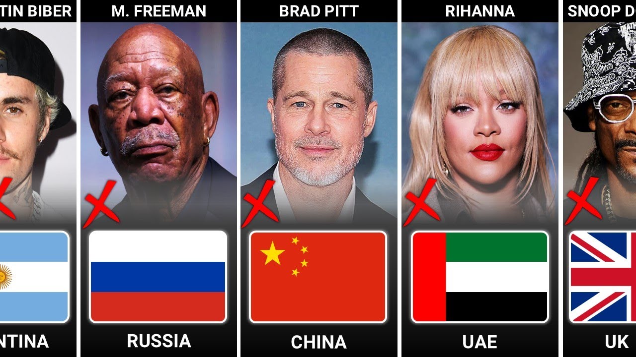 🚫 40 Celebrities BANNED From Entire Countries – Shocking Reasons!