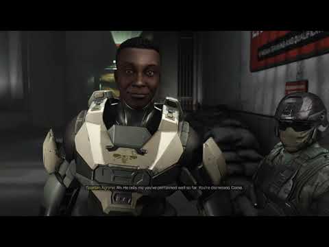 Halo Infinite - The Academy: Avery J Johnson Facility: Grab MA40 AR and Talk To Spartan Agryna XSX