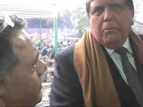 Angelo Iacono entrevista Alan Garcia en la Feria Gastronomica Mistura 2010