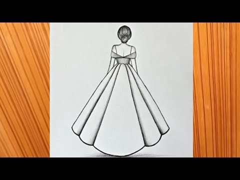 girl drawing easy ll backside girl drawing easy step by step ????????