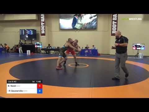 2018 Marine Corps US Open/Senior Men's Greco-Roman 97 Con 8 #2 - Roy Nash (NMU-) Vs. Pete Gounarid