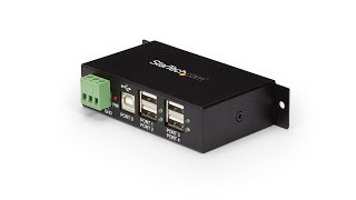4-Port Industrial USB 2.0 Hub with ESD Protection - ST4200USBM | StarTech.com