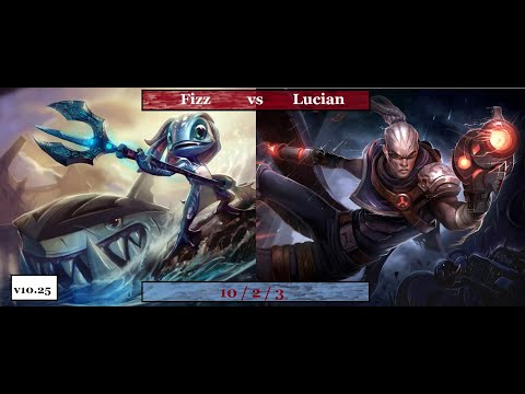 Season 11 Fizz vs Lucian 10/2/3