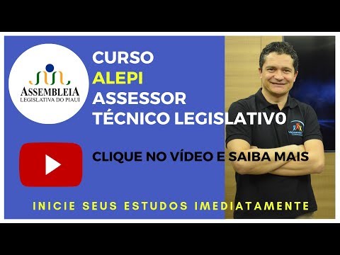 Concurso Assesssor Técnico Legislativo - ALEPI - Assembleia Legislativa do Piaui