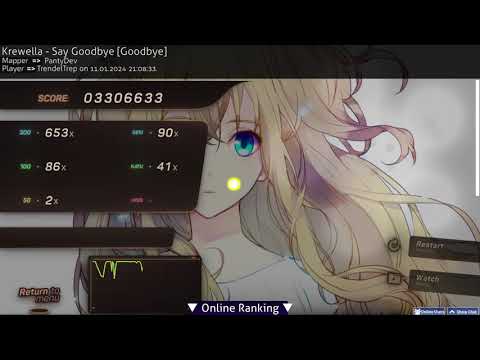 Osu! Krewella - Say Goodbye 5.35* 90%